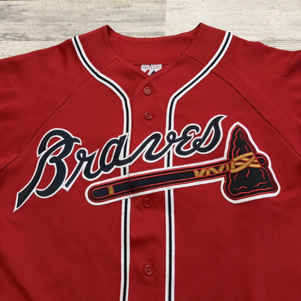 Majestic Atlanta Braves Jersey Baseball Andruw Jones #25 Majestic XL Size US XL / EU 56 / 4 - 2 Thumbnail