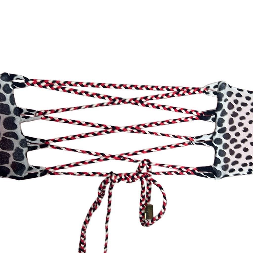 Swims Beach Bunny Girl on Fire Bikini Set Animal Cheetah Print Ban Size ONE SIZE - 9 Thumbnail