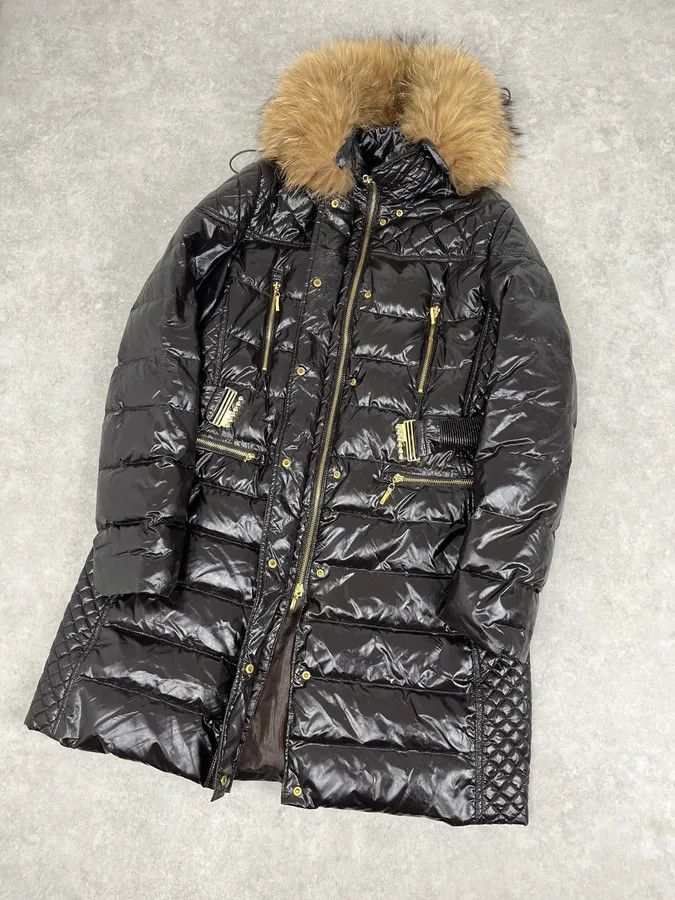 Vintage 2000s Vintage Dark Brown Puffer Long Jacket Size S / US 4 / IT 40 - 4 Thumbnail