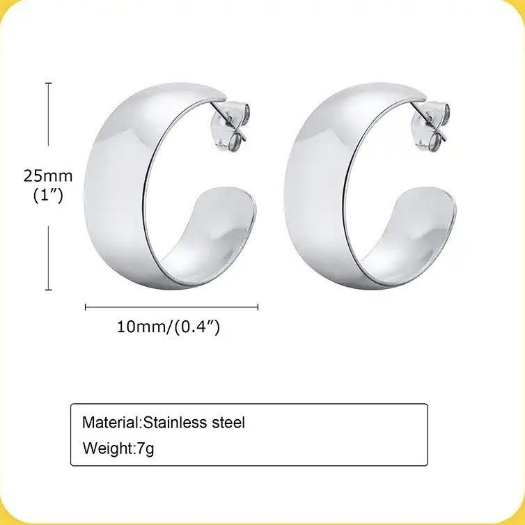 Other Simple Hoop Earrings Size ONE SIZE - 2 Thumbnail