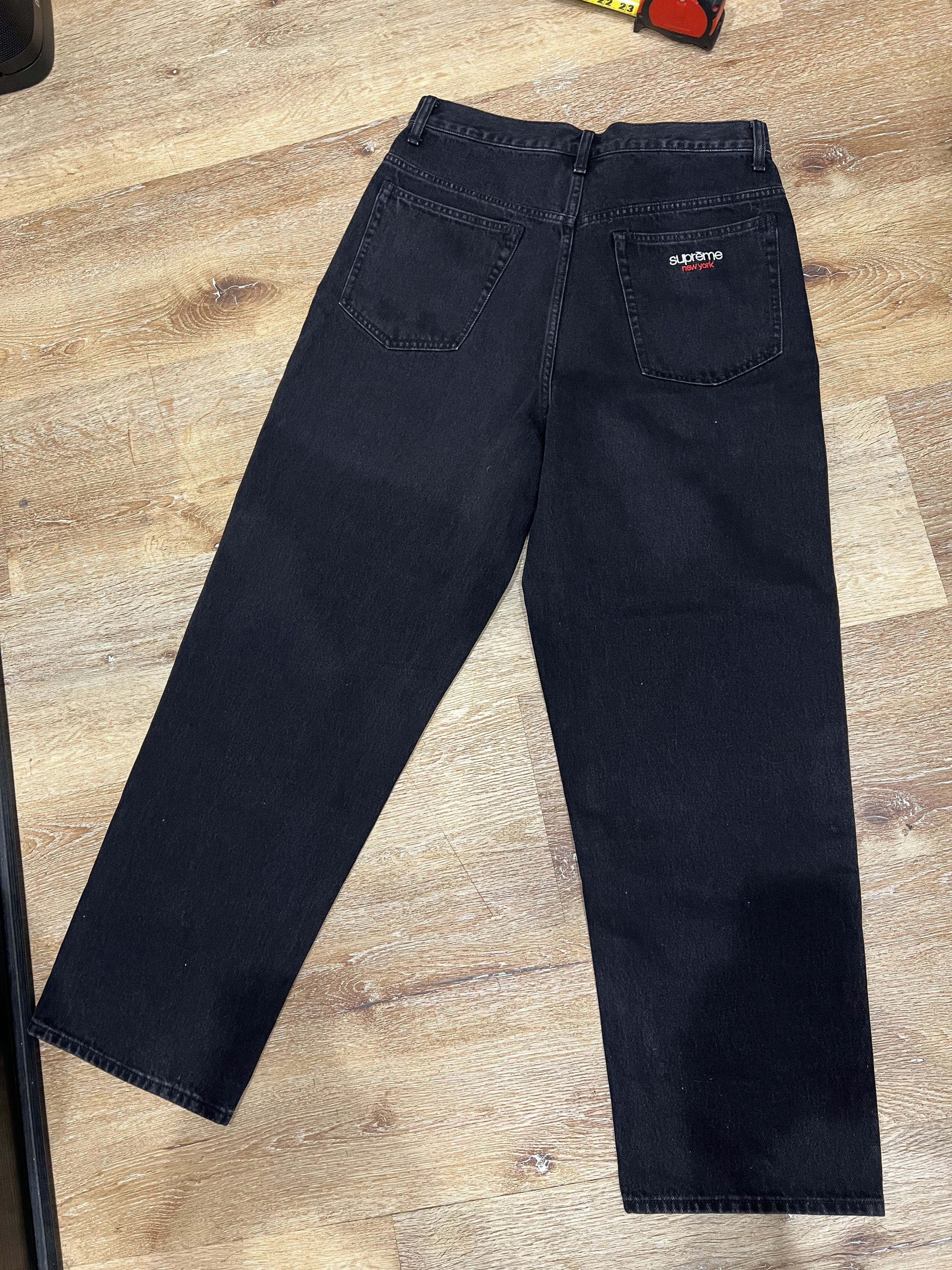 【Supreme】Baggy Jean 30 Black Supreme Baggy Jean (FW24) - $168