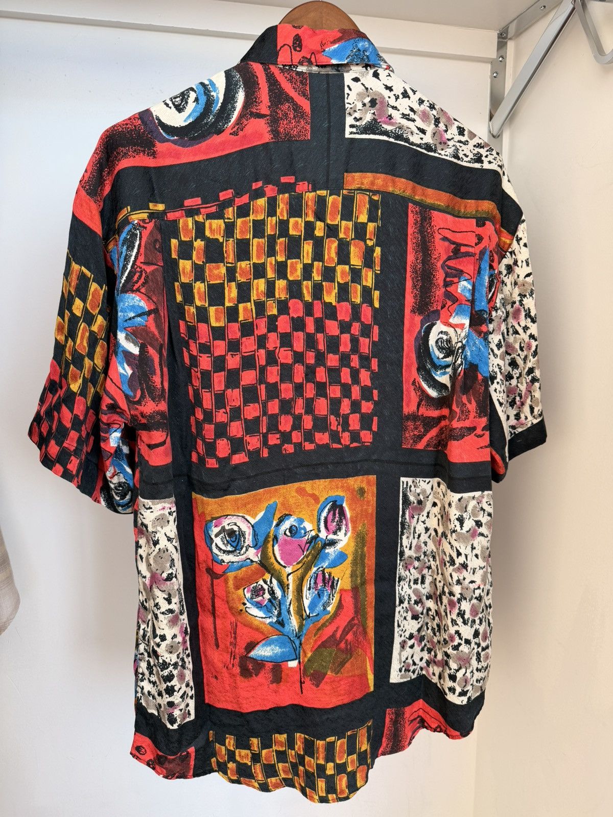 Other Vintage Goouch Silk Pattern Short Sleeve Shirt Size US M / EU 48-50 / 2 - 2 Thumbnail