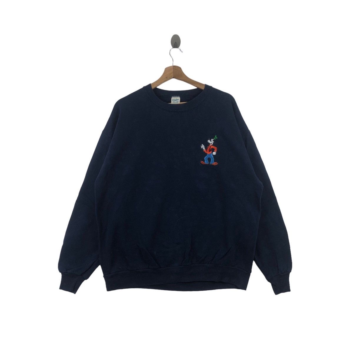 Vintage Vintage 90’ VELVA SHEEN Mickey Mouse Pluto Sweatshirt Size XL / US 12-14 / IT 48-50 - 2 Thumbnail