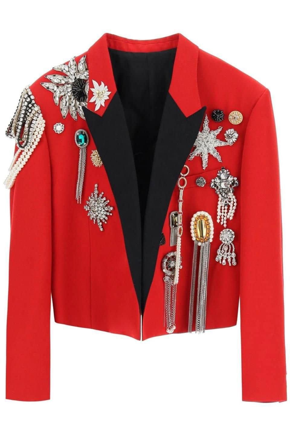 Celine × Hedi Slimane SS23 Loose Embroidered Military Jacket sz44 Size 44S - 12 Thumbnail