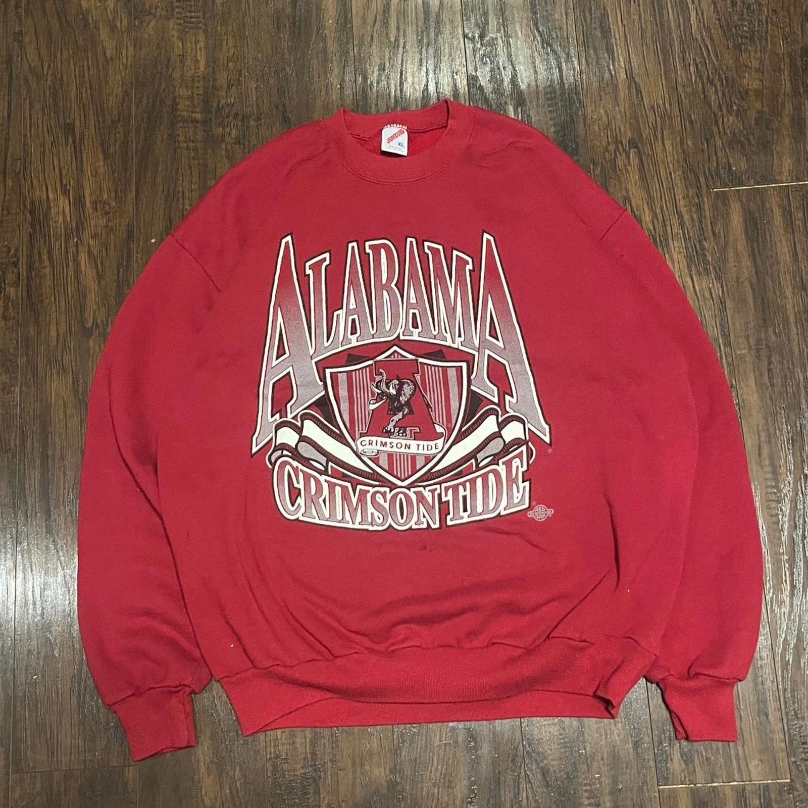 Jerzees Vintage Alabama Crimson Tide Crewneck Size US XL / EU 56 / 4 - 1 Thumbnail