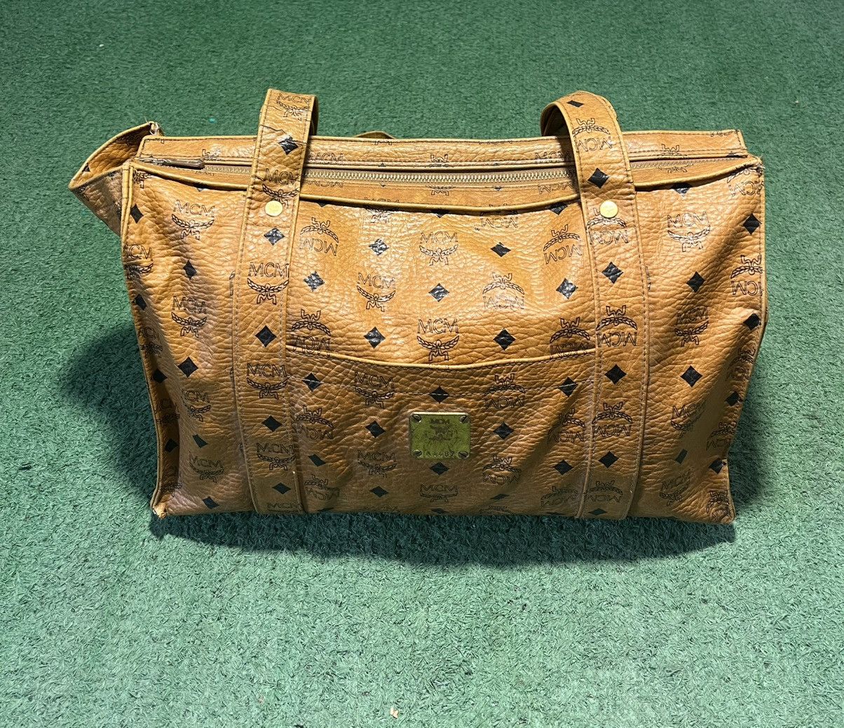 MCM MCM Monogram Leather Tote Bag Vintage Size ONE SIZE - 1 Thumbnail