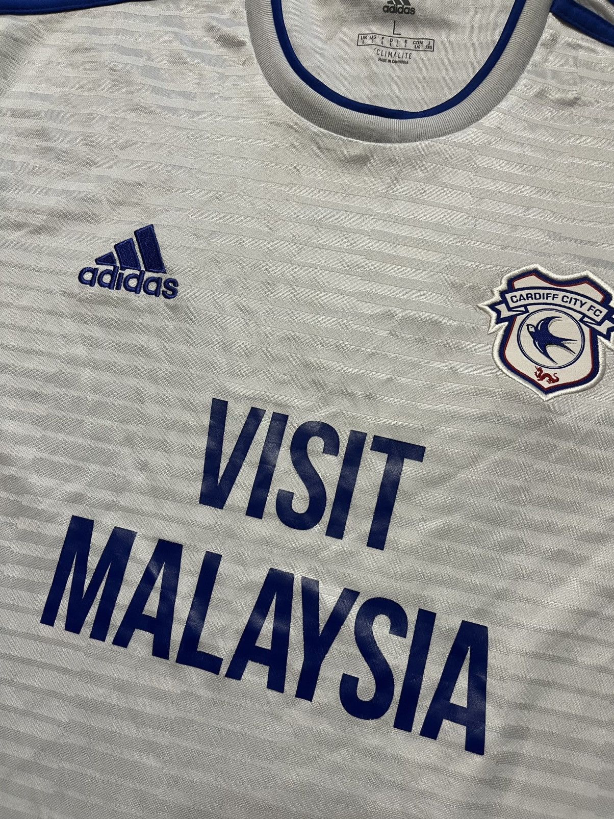 Adidas Adidas Cardiff City Fc away 2018/2019 soccer jersey Size US L / EU 52-54 / 3 - 3 Thumbnail
