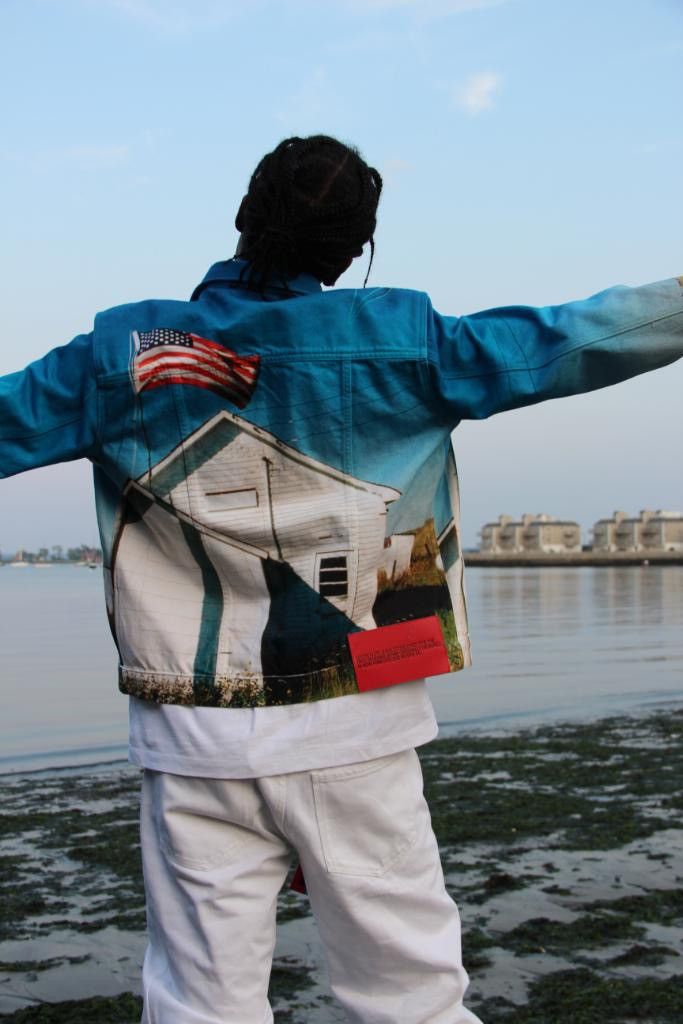 Calvin Klein 205W39NYC FW18 Calvin Klein 205w39nyc est 1975 USA Flag denim jacket Size US S / EU 44-46 / 1 - 3 Thumbnail
