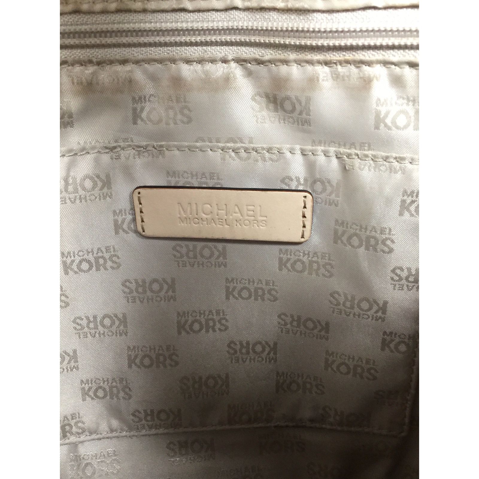Michael Kors Michael Kors Jet Set Gray Leather Python Embossed Tote Bag Size ONE SIZE - 8 Thumbnail