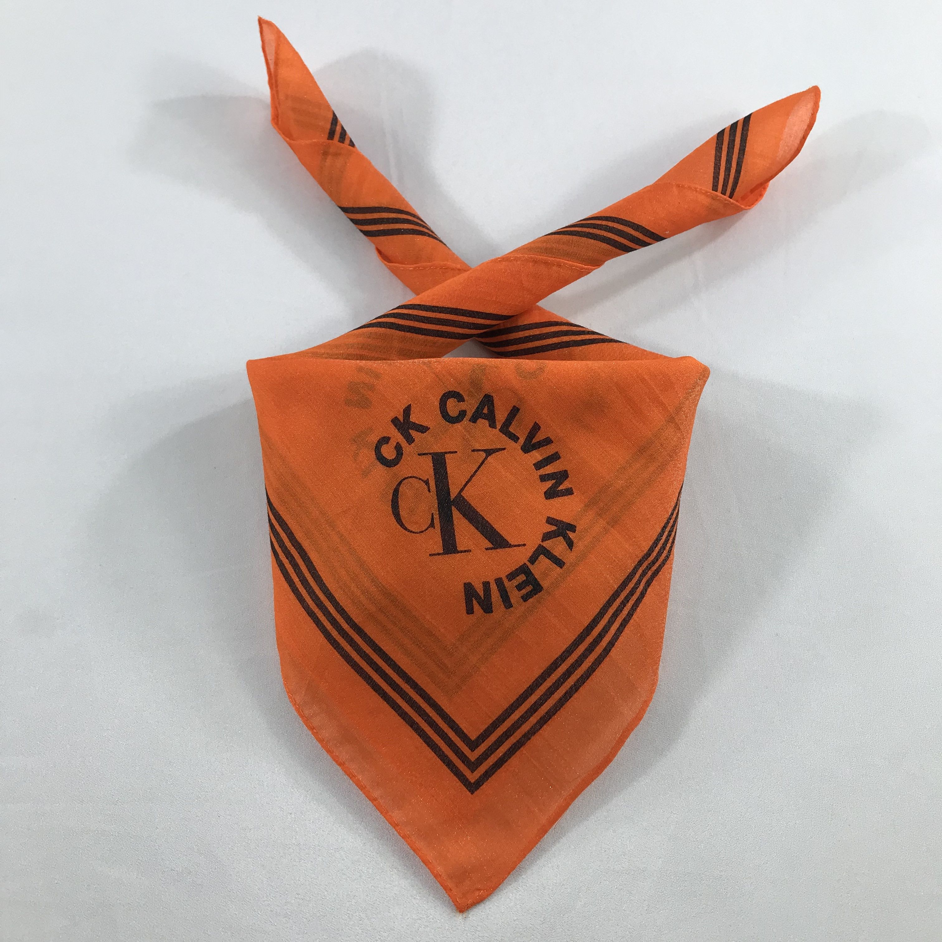 Calvin Klein × Vintage Calvin Klein Bandana / Handkerchief / Neckerchief - S2112 Size ONE SIZE - 3 Thumbnail