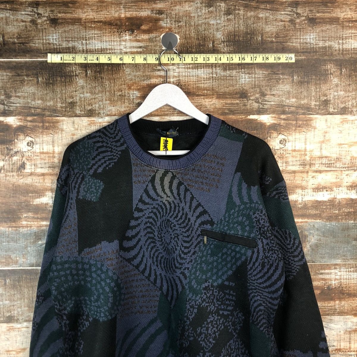 Homespun Knitwear DL Lacavera art design japan Dark Blue Knitwear #A1993 Size US M / EU 48-50 / 2 - 2 Thumbnail