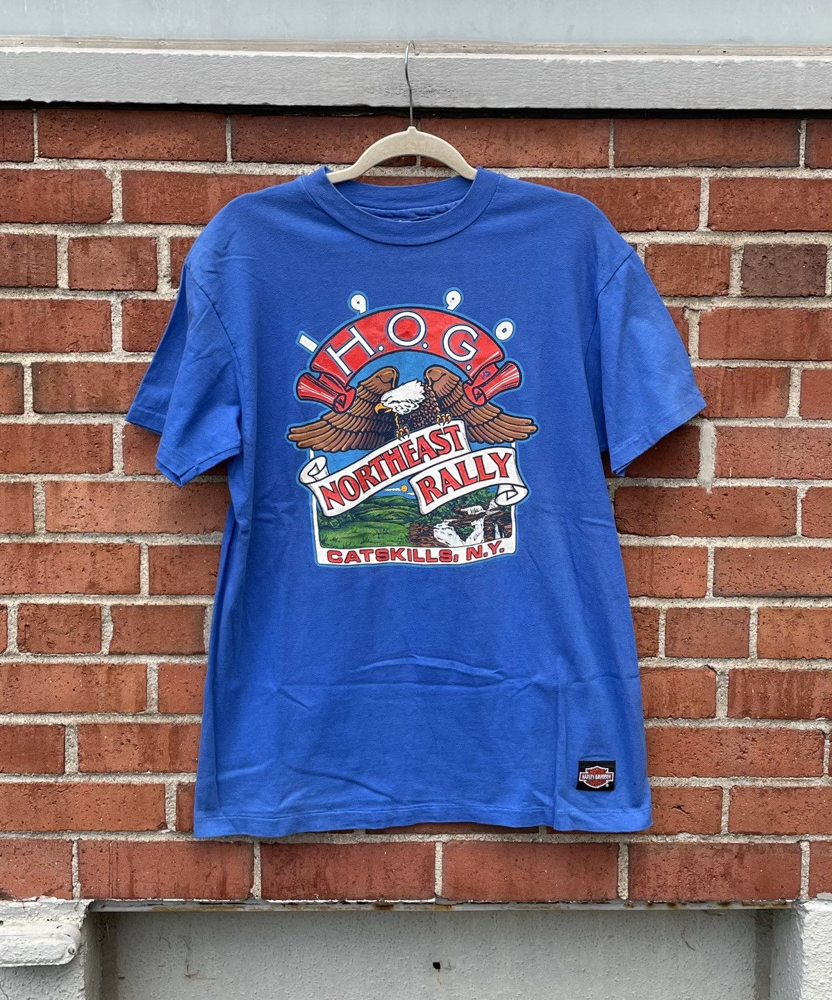 1990 Harley Davidson H.O.G CatskillsNY Northeast Rally tee