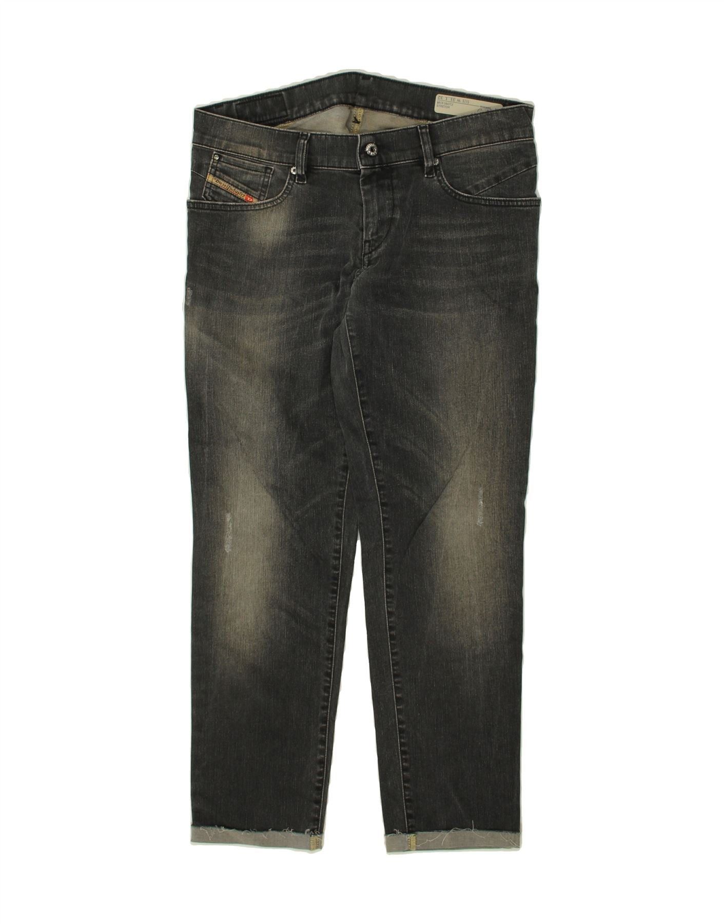 Diesel Womens Getlegg Slim Jeans W31 L28 Grey Cotton Size 42" / US 20 - 1 Thumbnail