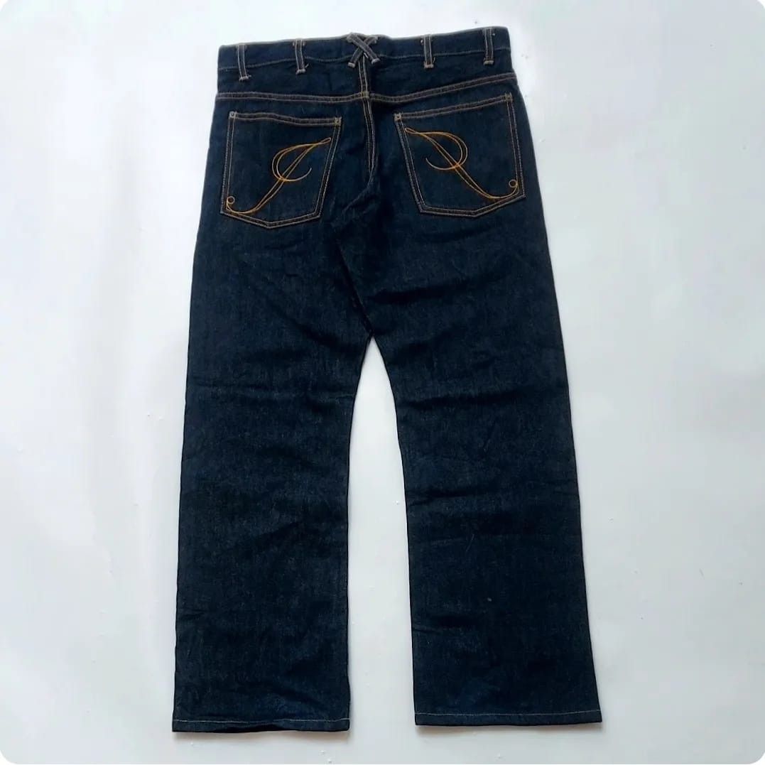Japanese Brand Setel en Jade Denim Pants Size US 32 / EU 48 - 2 Thumbnail
