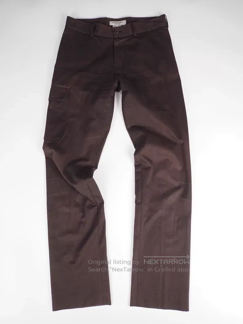 Saint Laurent Paris Saint Laurent Paris Brown Work Pants Size US 32 / EU 48 - 1 Thumbnail