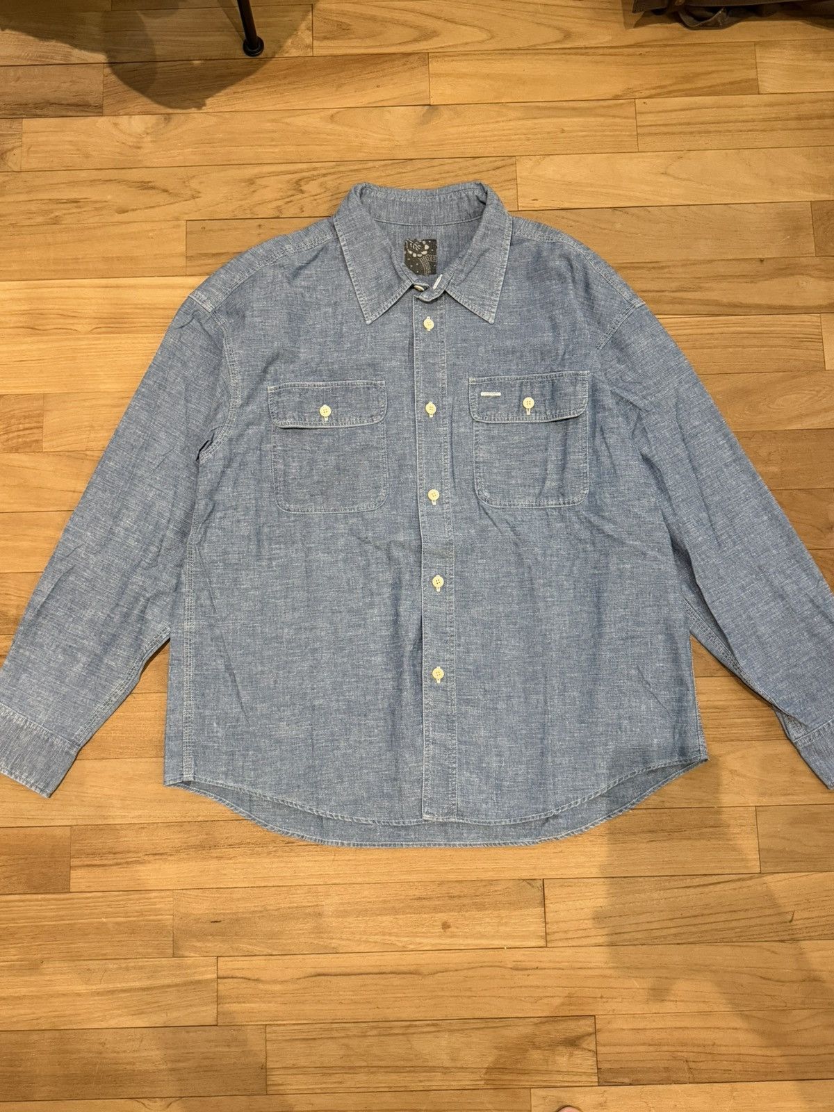 Visvim ICT langers shirt chambray Size US S / EU 44-46 / 1 - 1 Thumbnail