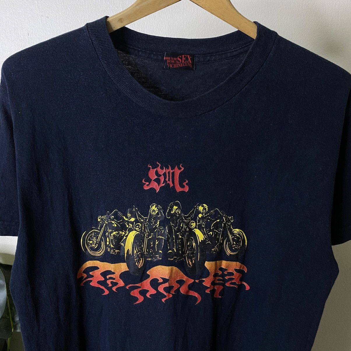 Band Tees 2003 Sex Machineguns Japanese Heavy Metal Band Concert Tour Size US M / EU 48-50 / 2 - 2 Thumbnail