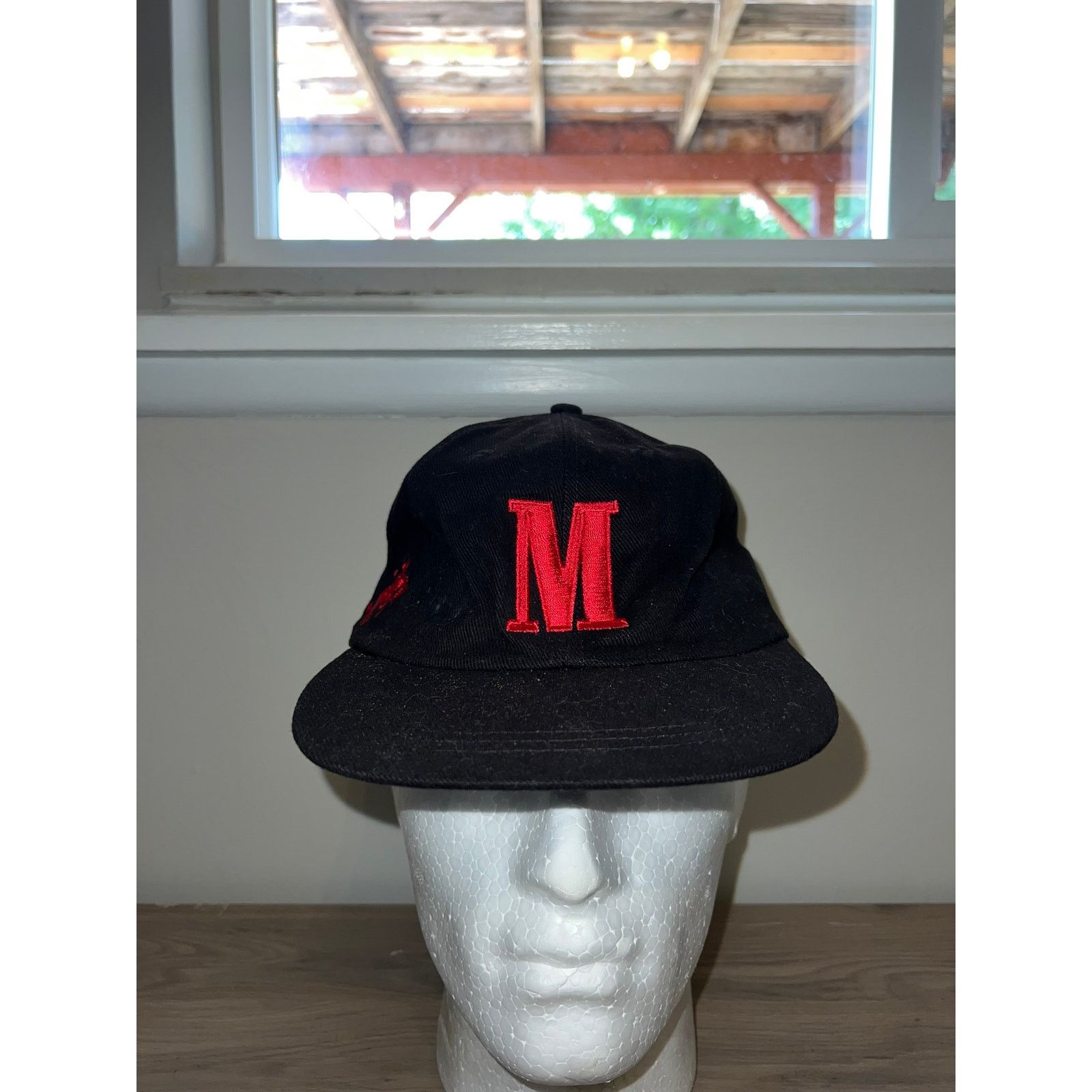 Marlboro Marlboro Cigs Cigarettes Black Western Hat Headwear VTG OS Size ONE SIZE - 2 Thumbnail