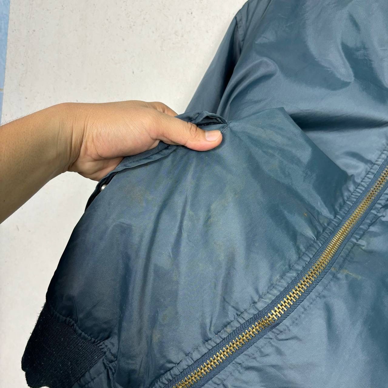 Other Vtg 80s MA-1 Flight Jacket Military Bomber Jacket Reversible Size US M / EU 48-50 / 2 - 7 Thumbnail