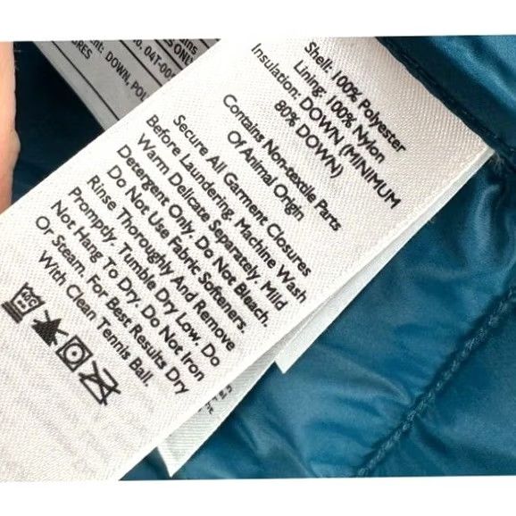 Eddie Bauer VINTAGE Eddie Bauer Vest Womens XS EB650 Teal Goose Down Quilted Puffer Full Zip Pockets Size XS / US 0-2 / IT 36-38 - 5 Thumbnail