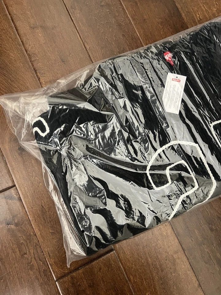 Supreme Supreme SS25 Sport Zip Up Hooded Knit Sweater Black XL New Size US XL / EU 56 / 4 - 5 Thumbnail