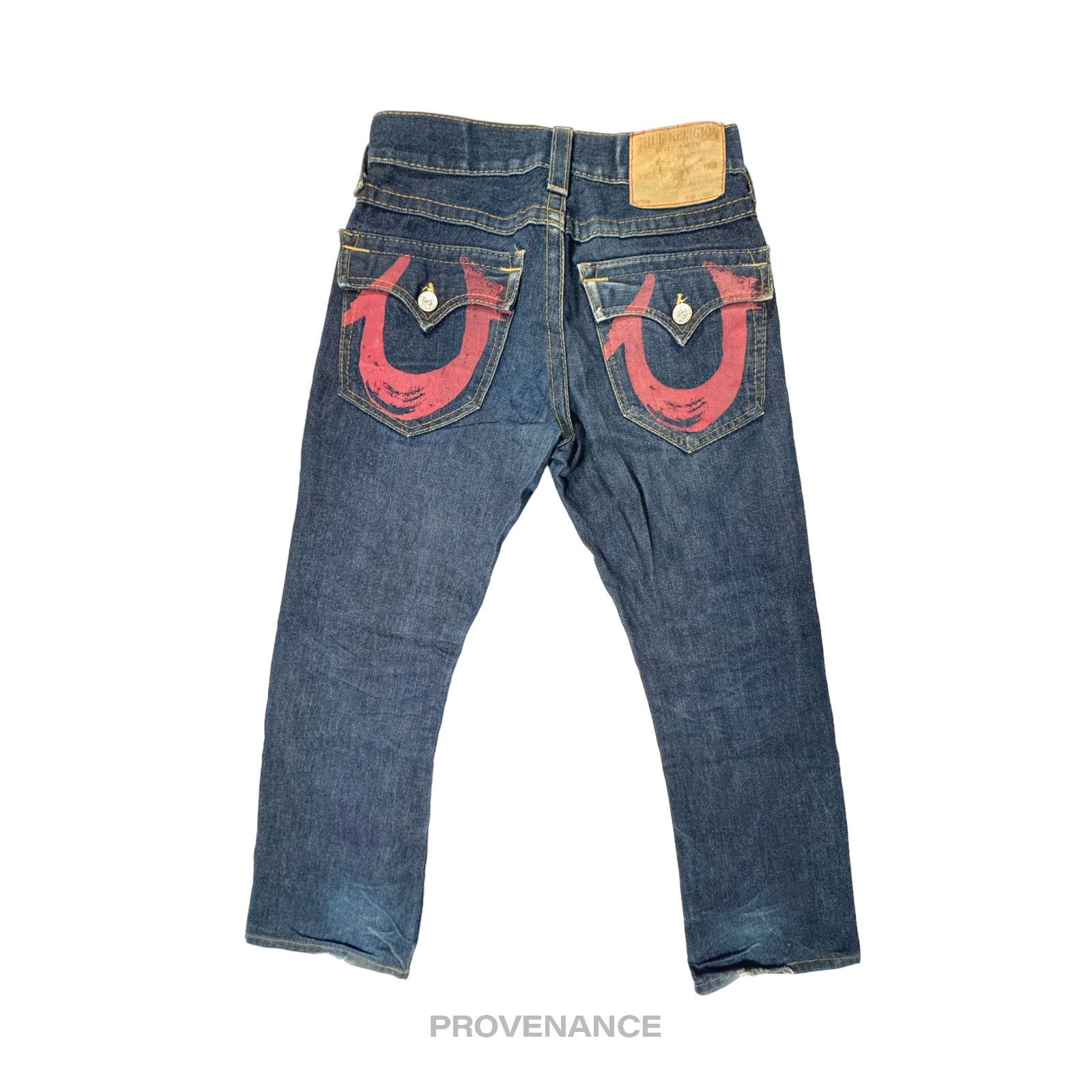 True Religion 🔴 True Religion Blue Denim Jeans - Red - 29 Size US 29 - 1 Thumbnail