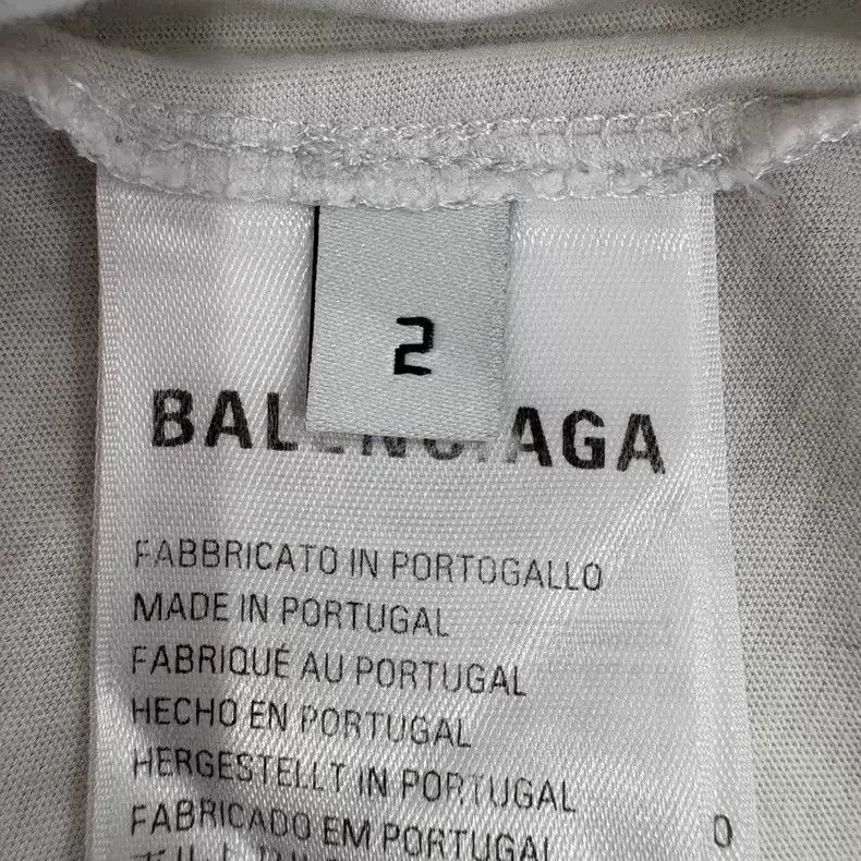 Balenciaga Balenciaga White Rainbow Printed Letter Half Sleeve Size US M / EU 48-50 / 2 - 5 Thumbnail