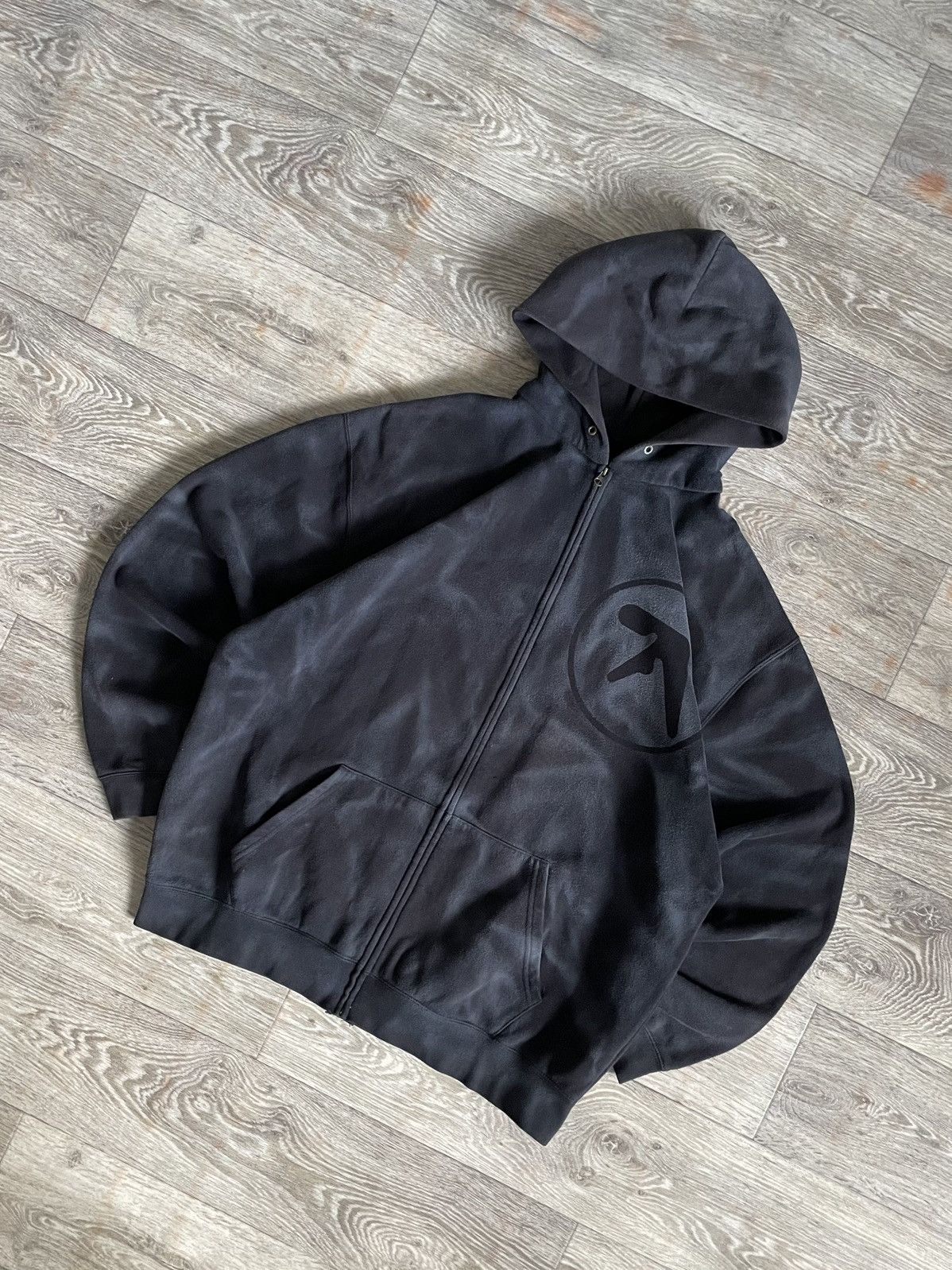 Japanese Brand Aphex Twin Logo Zip Up Hoodie Size US L / EU 52-54 / 3 - 1 Thumbnail