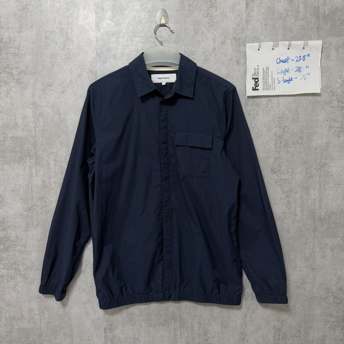 Norse Projects NORSE PROJECTS NAVY OVERSHIRT Size US S / EU 44-46 / 1 - 2 Thumbnail