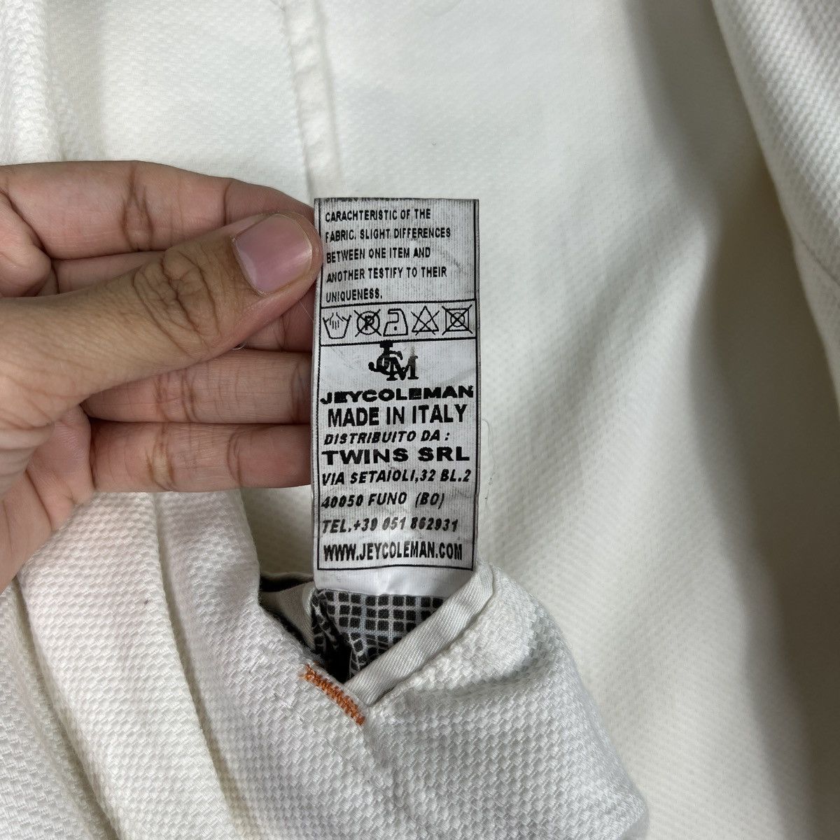 Other 🔥 JEY COLE MAN COTTON BLAZER JACKET MAN MADE IN ITALY Size US S / EU 44-46 / 1 - 19 Thumbnail
