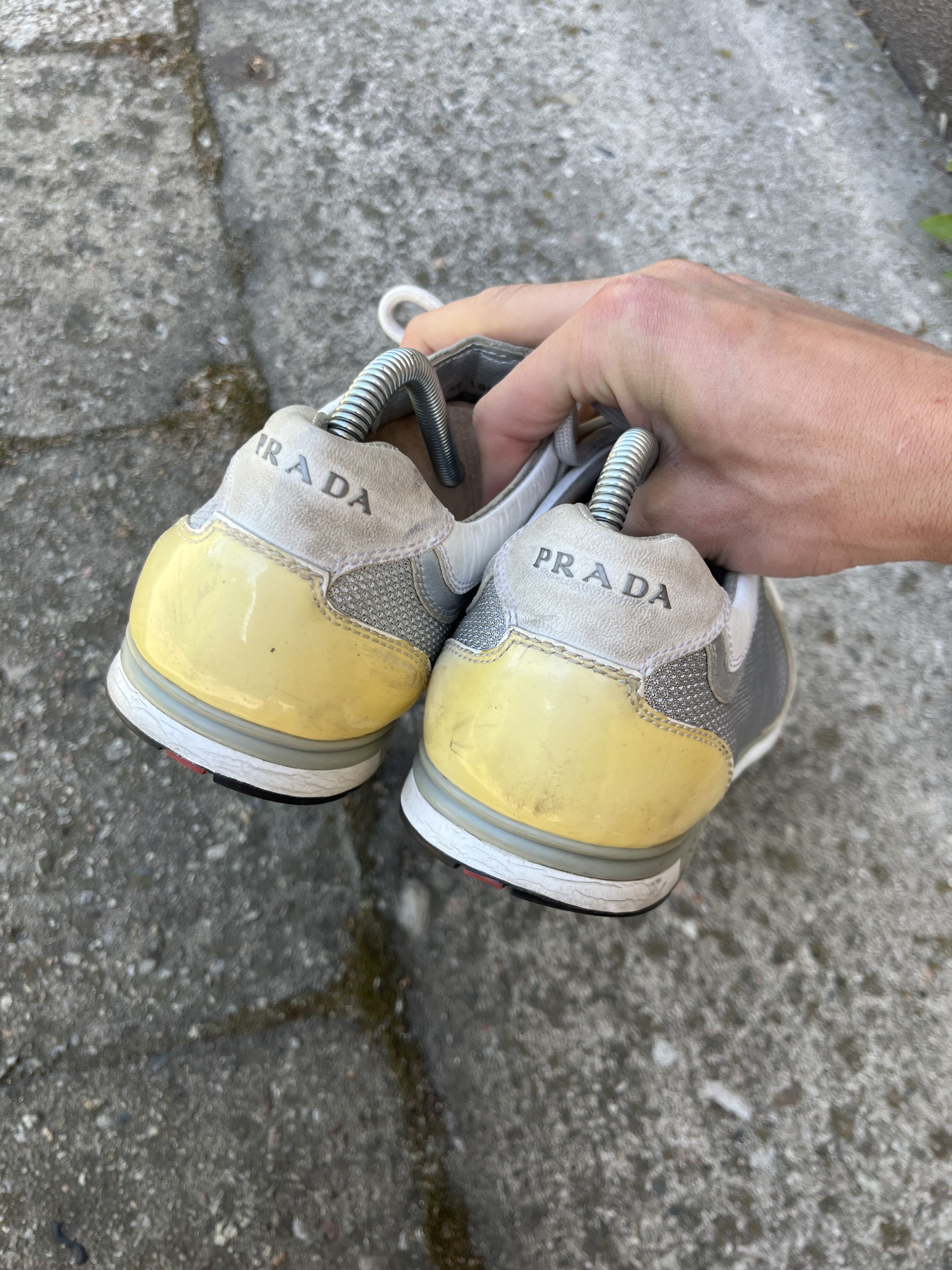 Prada prada sport archive 00s fleeve vest sport shoes silver Size US 9.5 / EU 42-43 - 5 Thumbnail