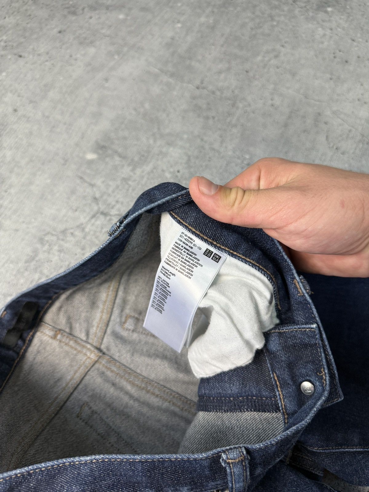 Japanese Brand Vintage Uniqlo Jeans Selvedge Regular Fit Size 31 Size US 31 - 8 Thumbnail