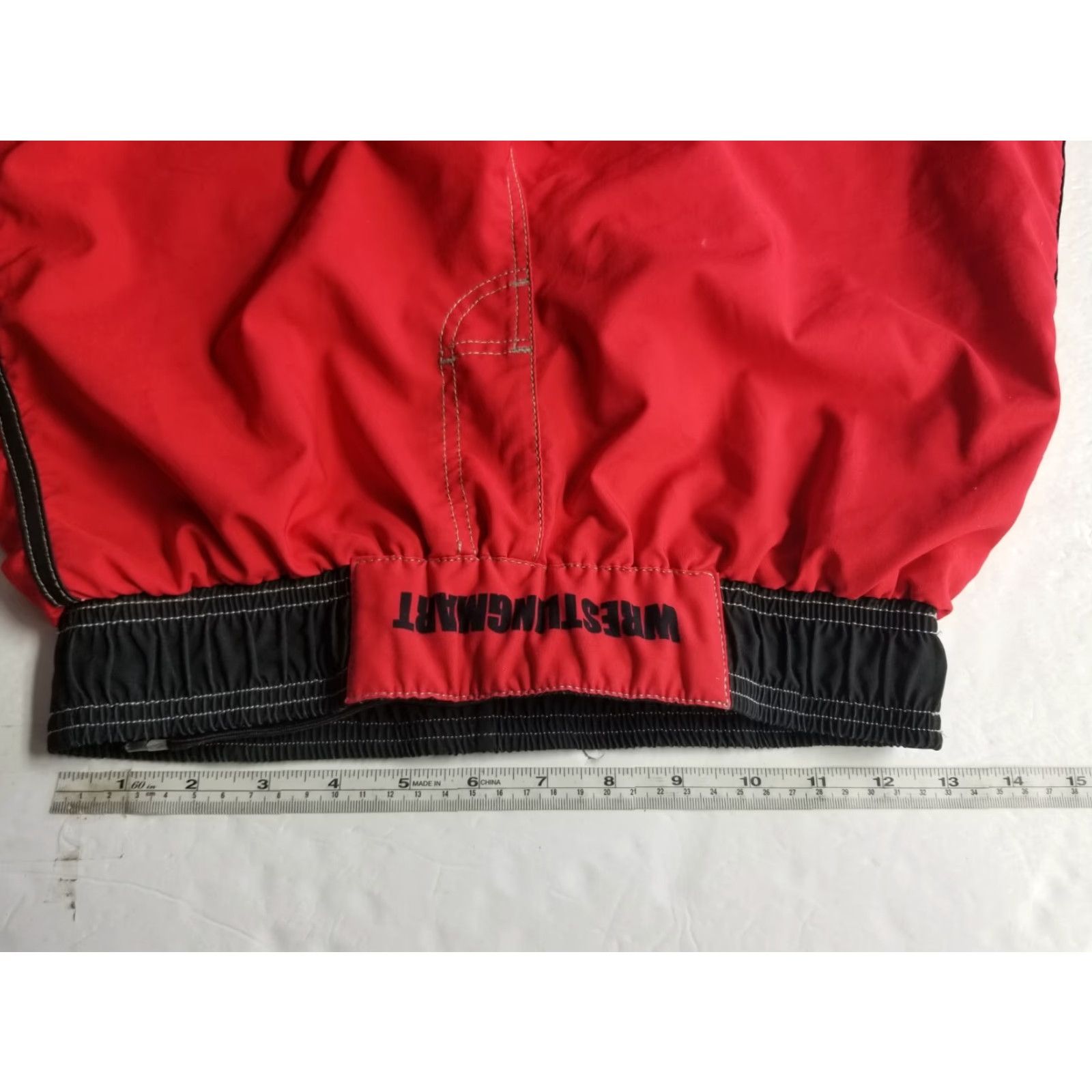 Vintage Wrestling Mart Wrestling Shorts Men Red S Small Fight Shorts Sports Activewear Wrestling Season? Size US 29 - 3 Thumbnail