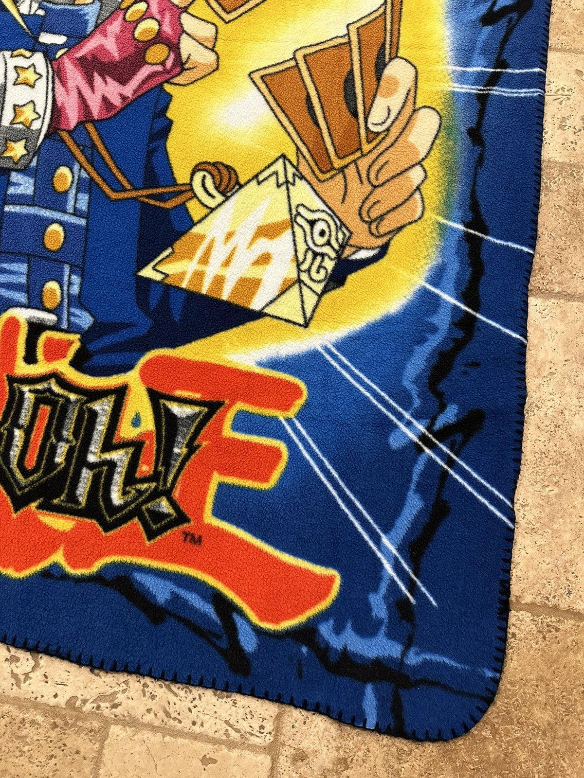 Cartoon Network Vintage Yu Gi Oh! Yugioh 1996 Throw Blanket Fleece Size ONE SIZE - 3 Thumbnail