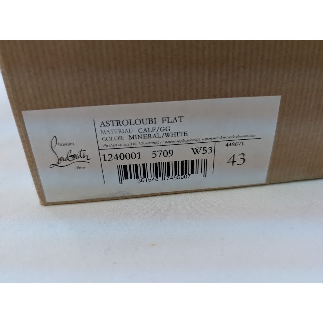 Christian Louboutin o1rshd1 Astroloubi low-top sneaker in light blue and white Size US 10 / EU 43 - 23 Thumbnail