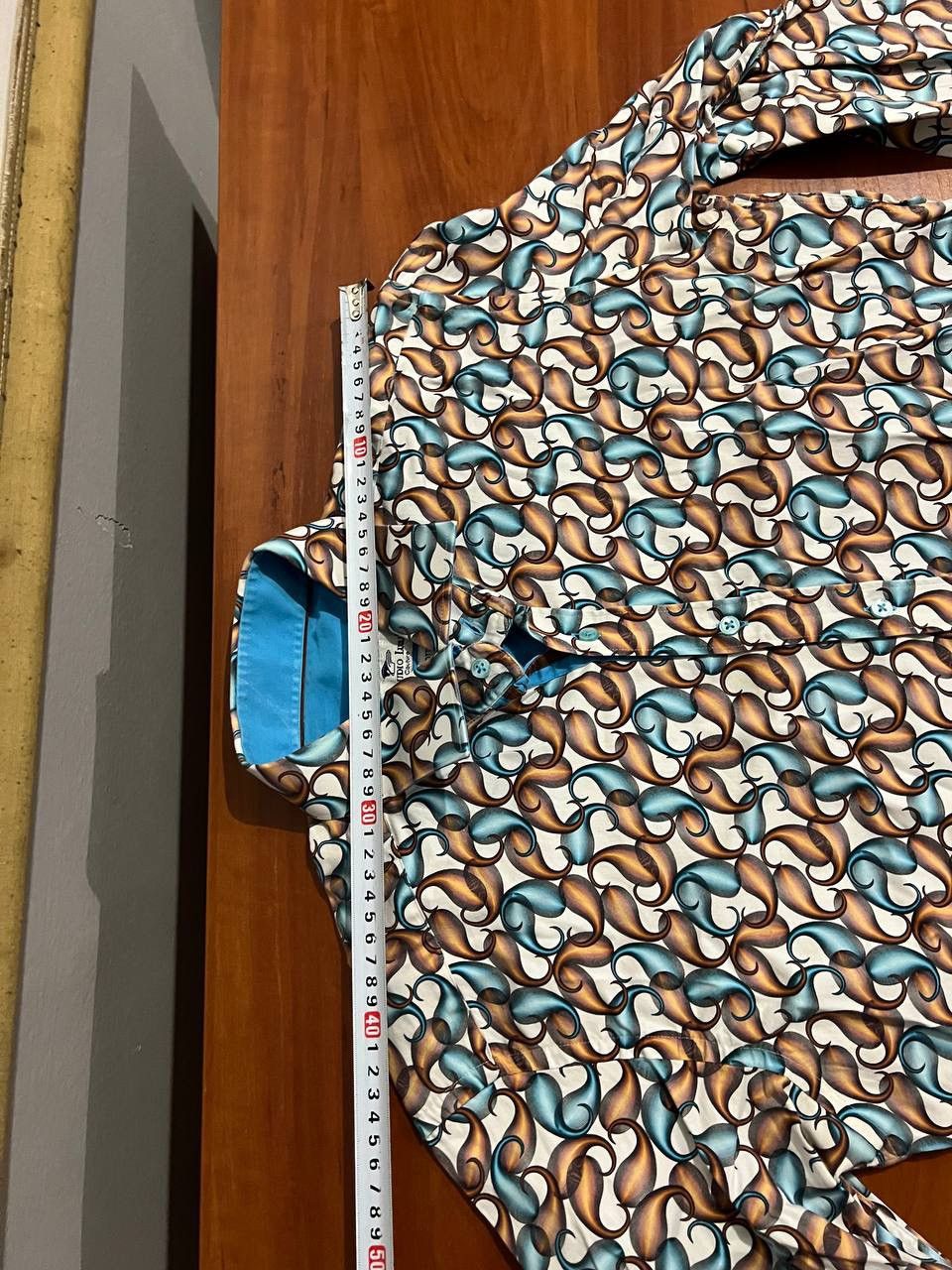 Other CLAUDIO LUGLI COUTURE ABSTRACT BUTTON RARE SHIRT SIZE L Size US L / EU 52-54 / 3 - 13 Thumbnail