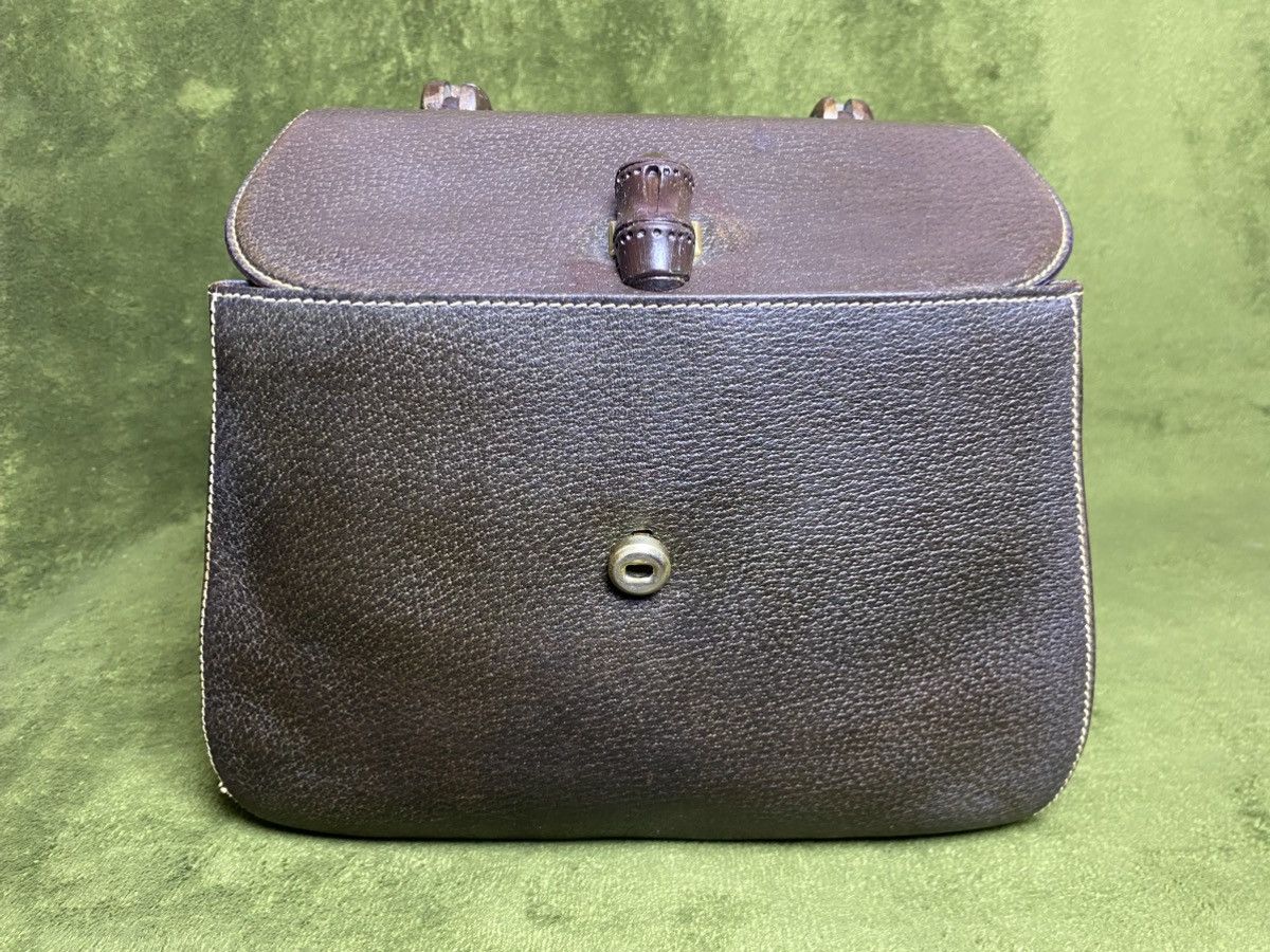 Gucci Gucci bamboo top-handle bag, vintage 1970s Size ONE SIZE - 13 Thumbnail