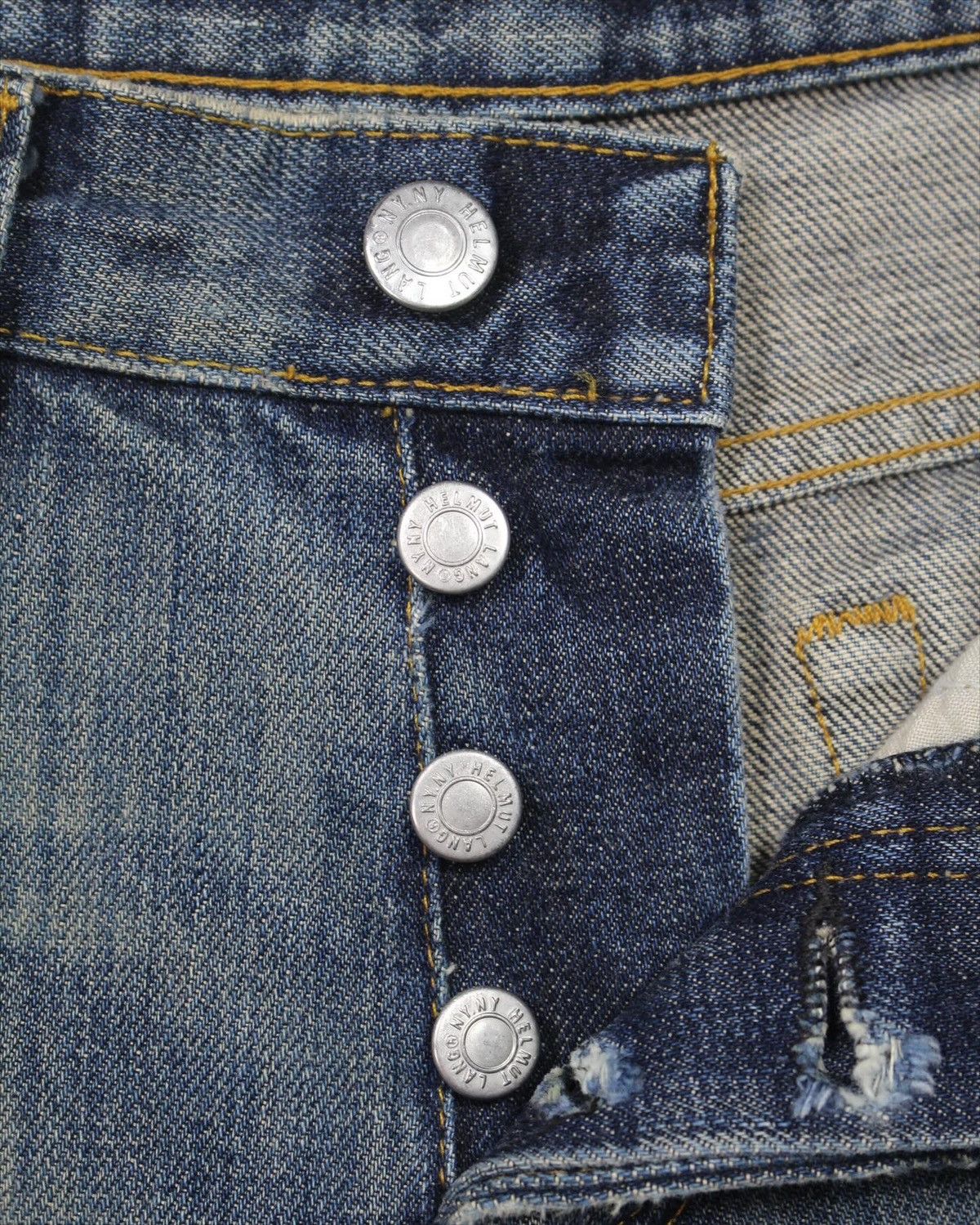 Helmut Lang 2000S HELMUT LANG DARK DENIM LOW WAIST BOOT CUT JEANS Size US 28 / EU 44 - 5 Thumbnail