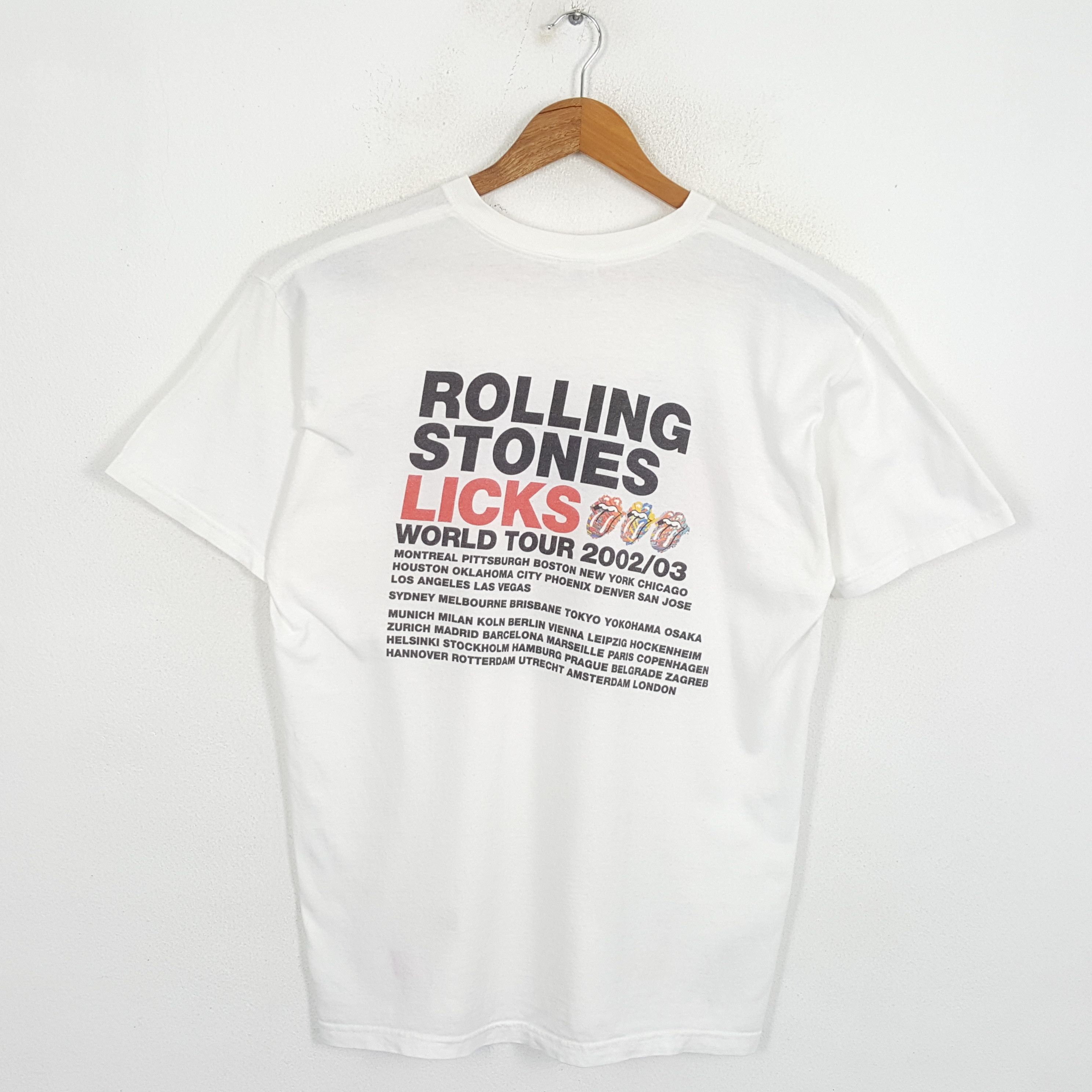 VintageTHE ROLLING STONES American Rock Band T-Shirts