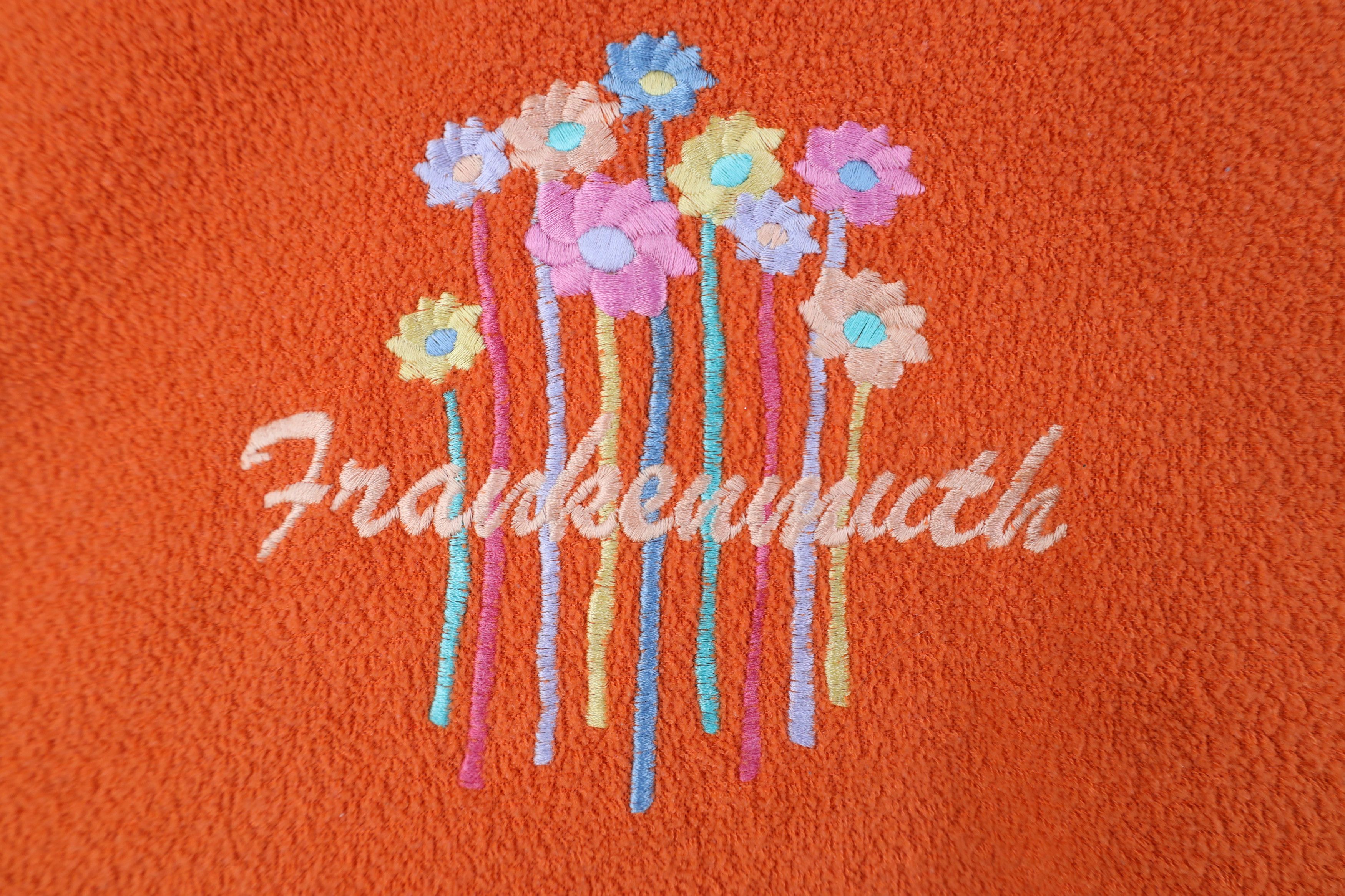 Vintage Vintage 90s Frankenmuth Michigan Flower Terry Sweatshirt Size L / US 10 / IT 46 - 4 Thumbnail
