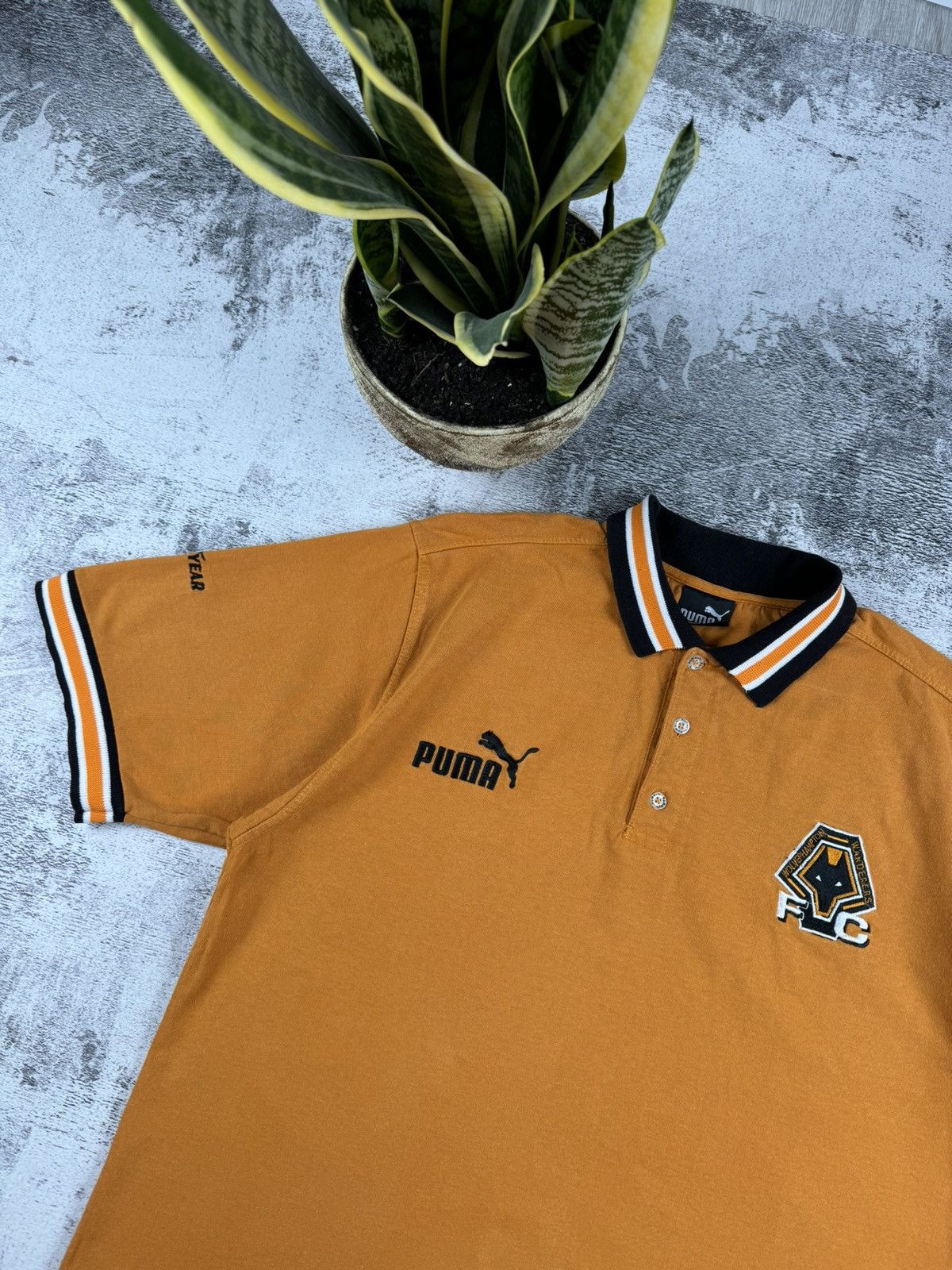 Puma Wolverhampton Wolves 1998/2000 FC Football Polo T Shirt Tee Size US M / EU 48-50 / 2 - 8 Thumbnail