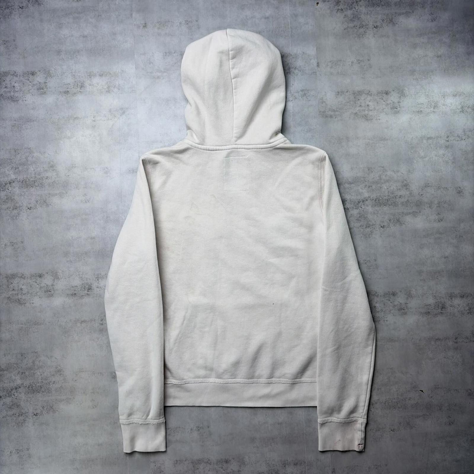 Aeropostale Y2K White Aeropostale Grunge Distressed Thermal Hoodie Size L / US 10 / IT 46 - 7 Thumbnail