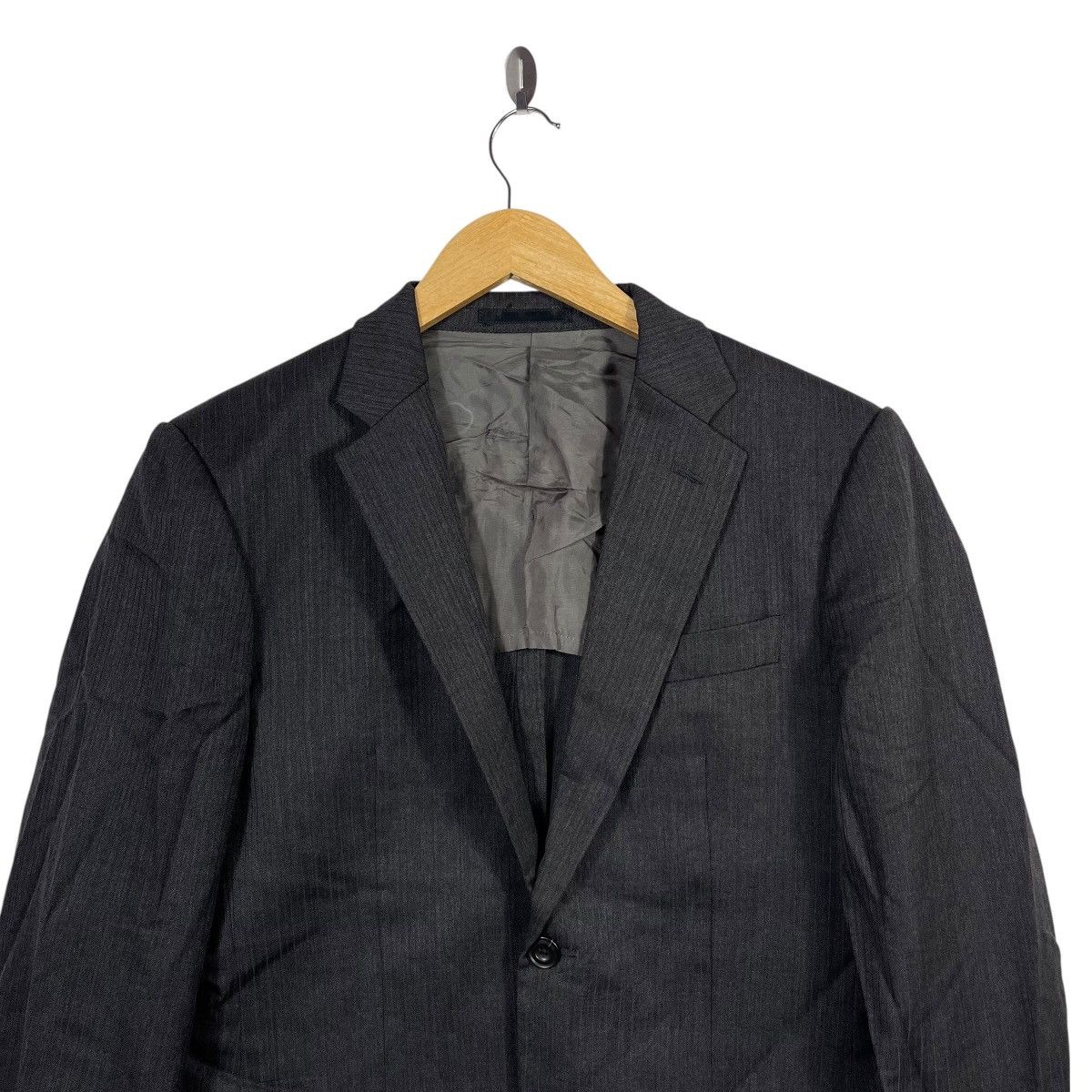 Takeo Kikuchi Takeo Kikuchi Sculpture Super 100’s Wool Blazer Size 40R - 2 Thumbnail