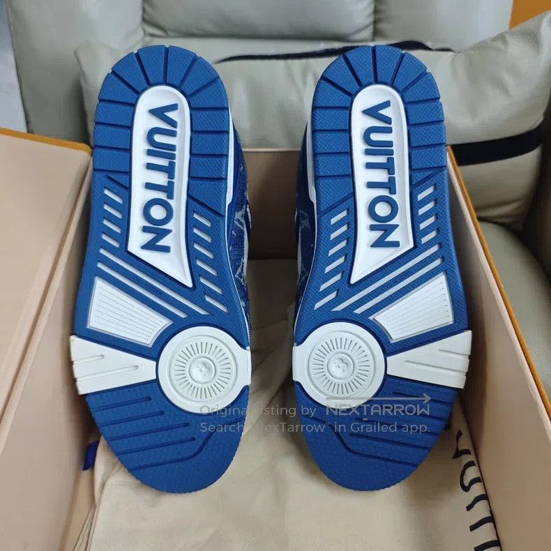 Louis Vuitton Louis Vuitton Indigo Denim shoes Size US 6.5 / IT 36.5 - 4 Thumbnail