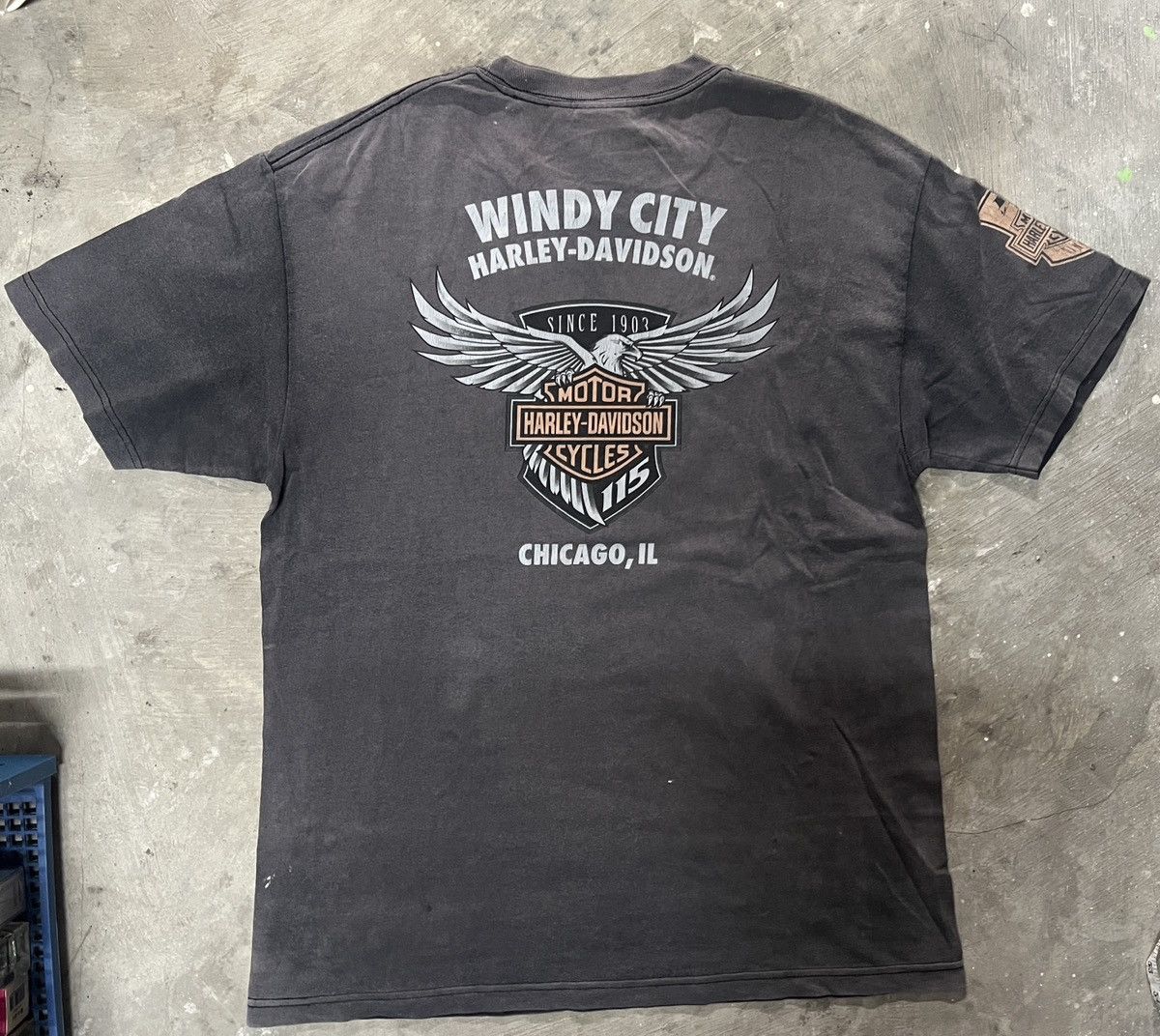 Harley Davidson Harley Davidson Large Eagle T Shirt Size Medium Size US M / EU 48-50 / 2 - 5 Thumbnail