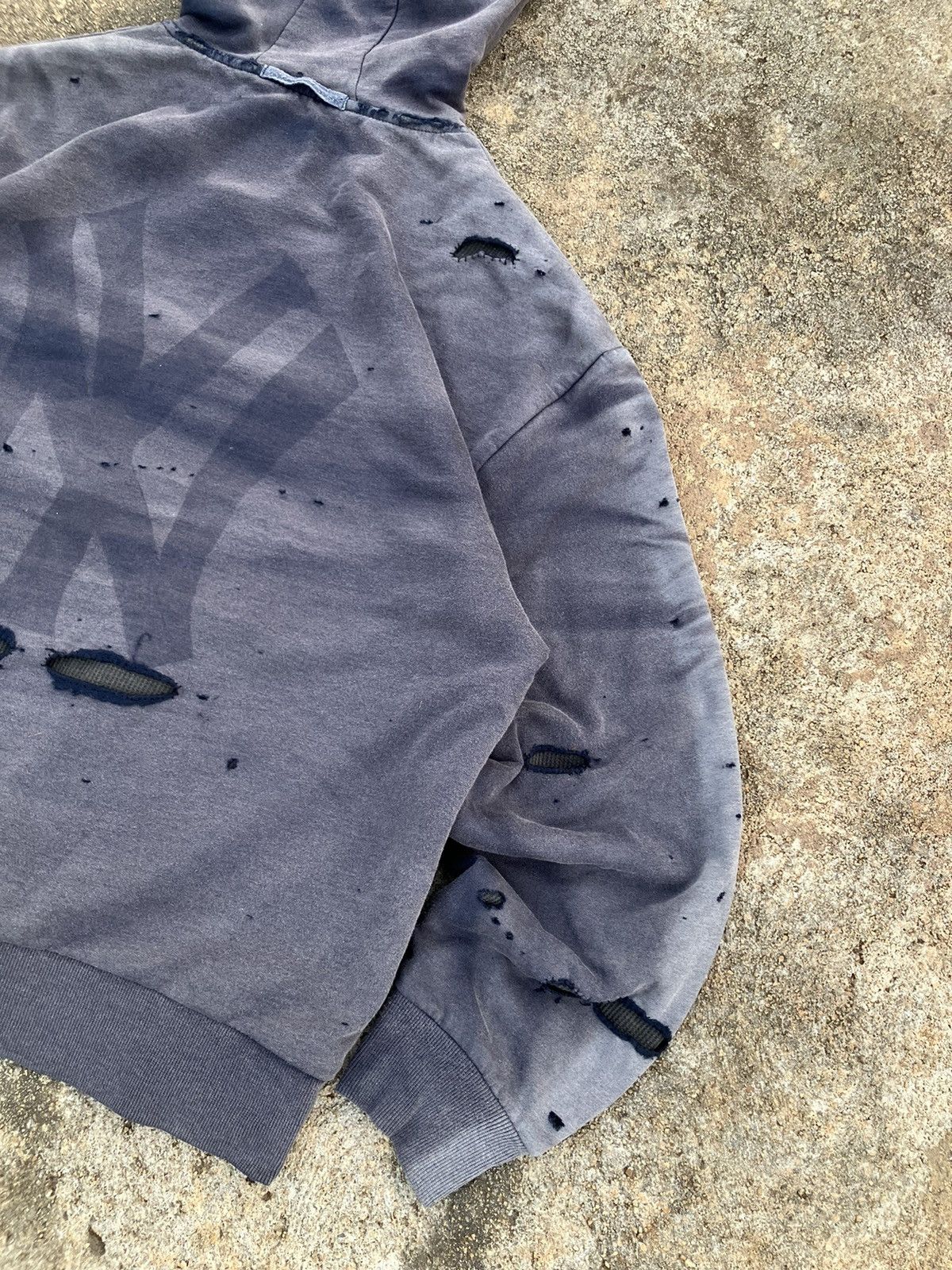 Dickies × StraightFaded Hoodie zip & faded destroyed. Size US XL / EU 56 / 4 - 3 Thumbnail