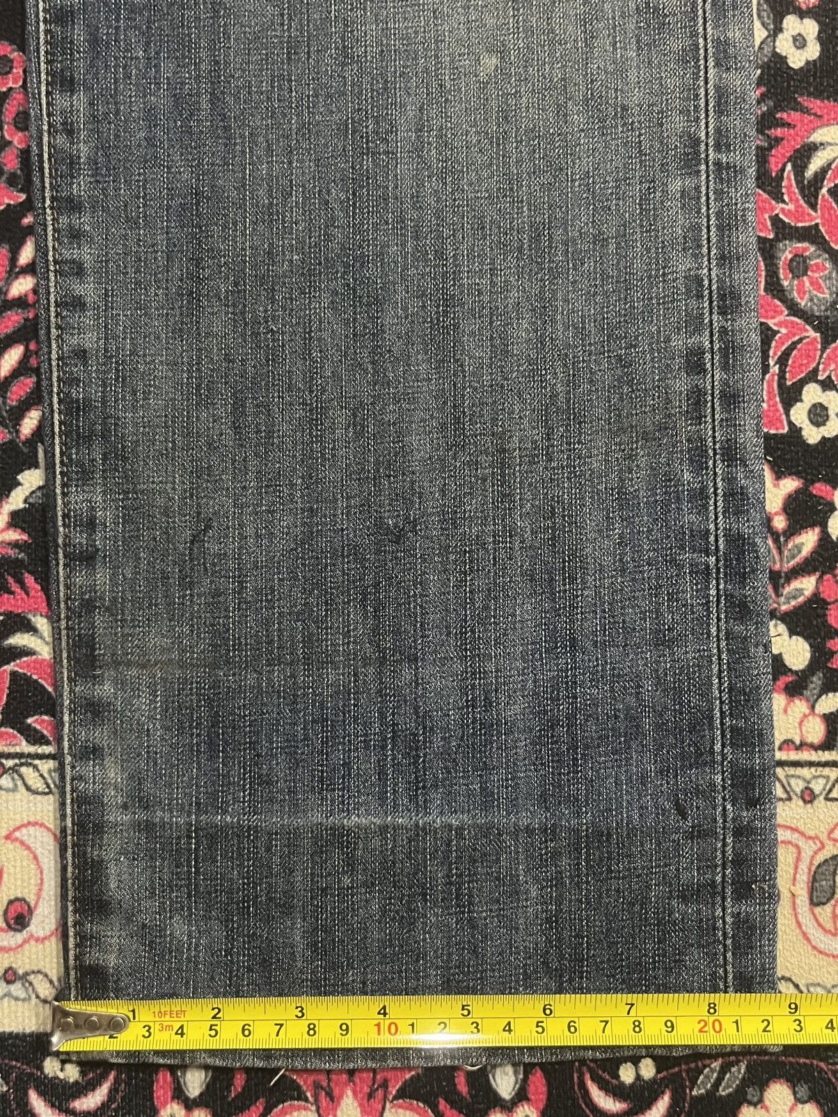 Kapital ⚡️Distressed⚡️Vintage Edwin 503w Blue Washed Ripped Patch Jean Size US 28 / EU 44 - 17 Thumbnail