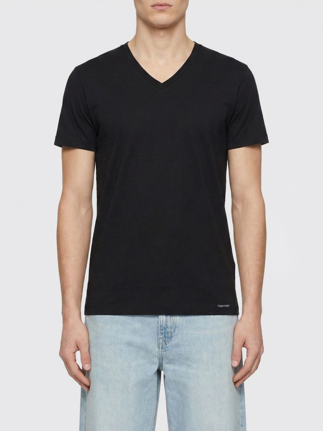 Tom Ford Tom Ford T-Shirt Men Black Size US XS / EU 42 / 0 - 1 Thumbnail