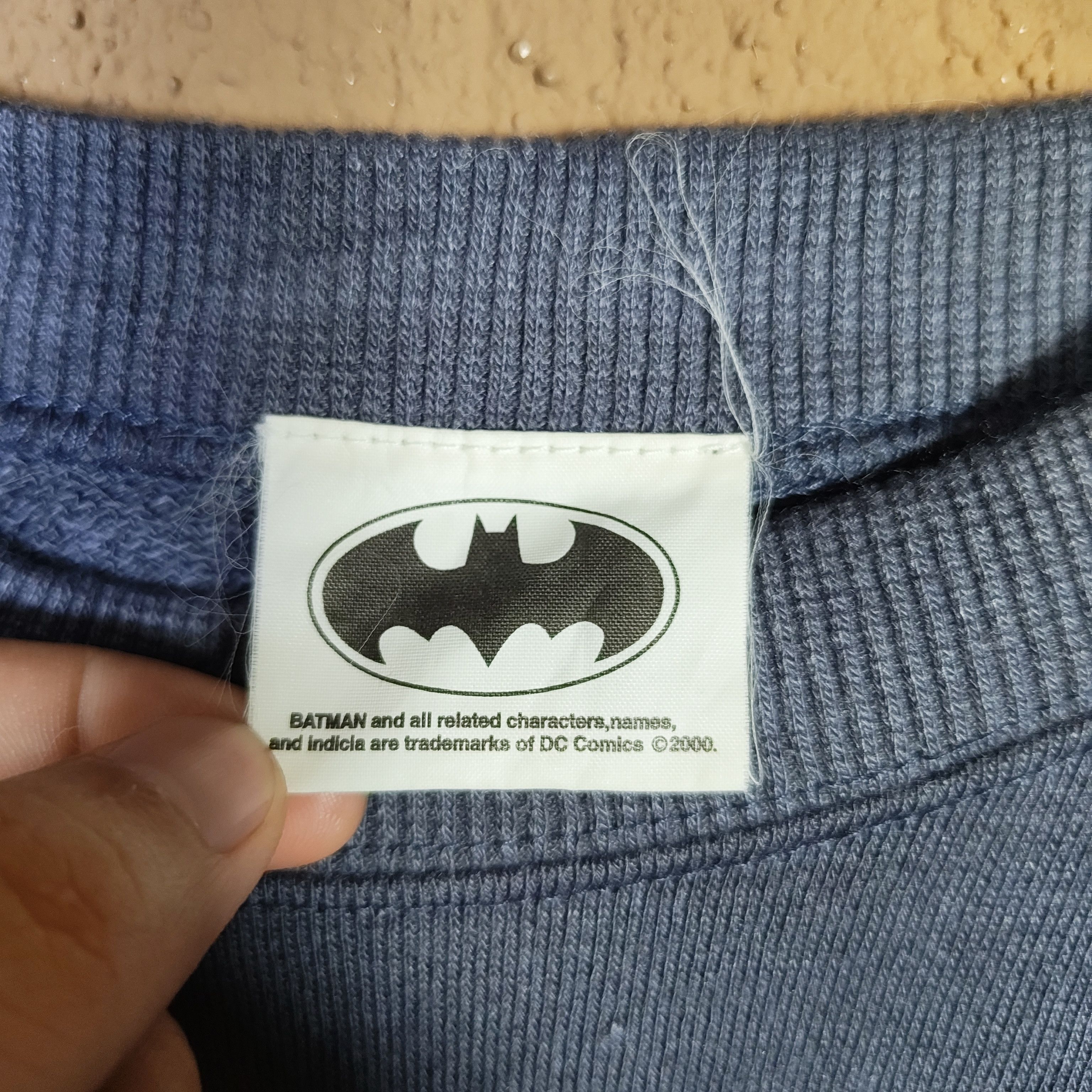 DC Comics Vintage Y2K BATMAN Backhit Logo Sweatshirt Size US M / EU 48-50 / 2 - 4 Thumbnail