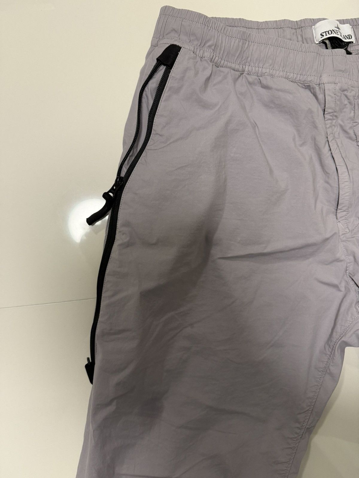 Stone Island Purple Zipper Jogger Pant Size US 33 - 4 Thumbnail
